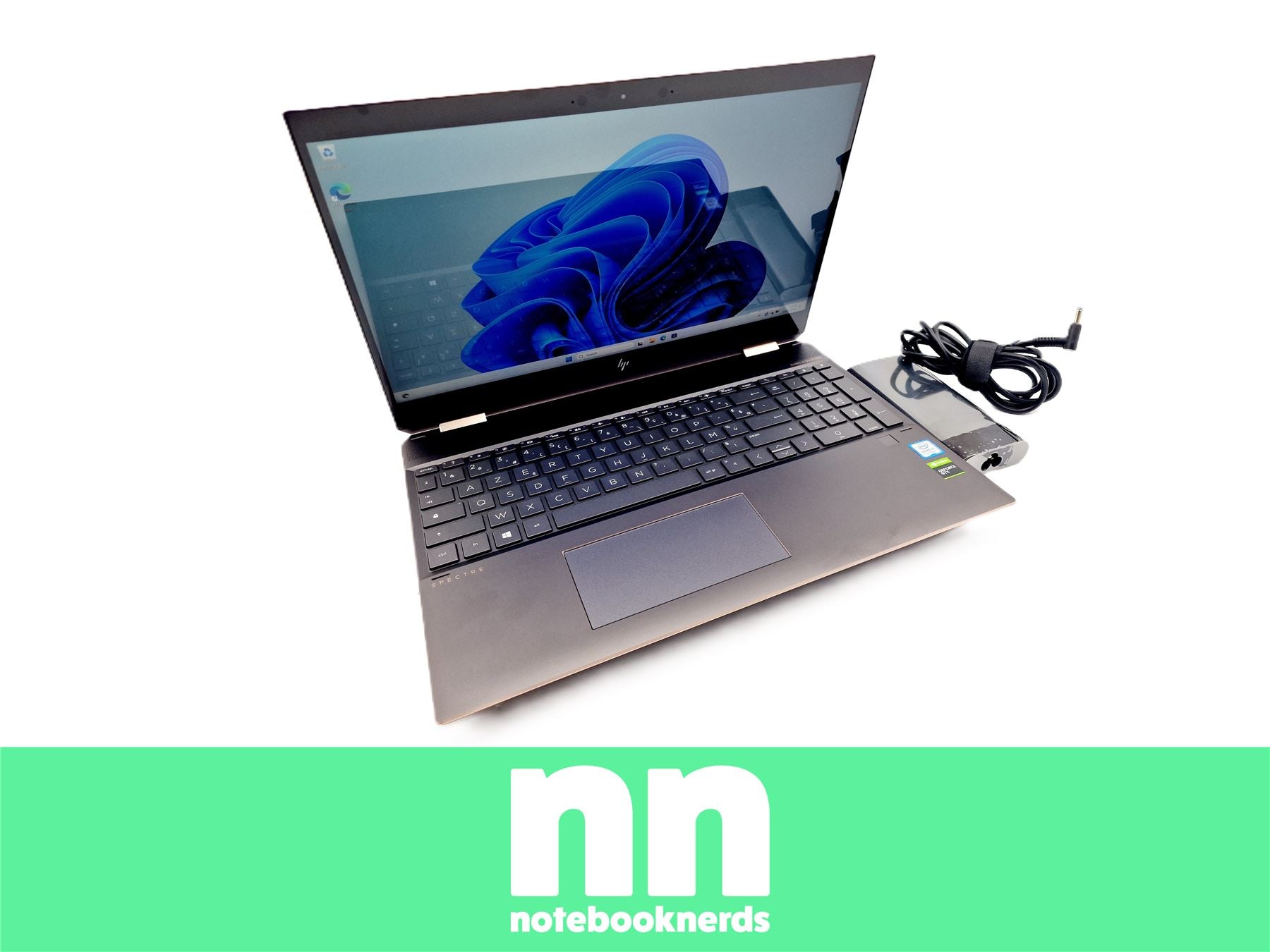 HP Spectre x360 15-DF Touch-Laptop i7-8750H 512 GB SSD 1050Ti AZERTY FR Klasse C