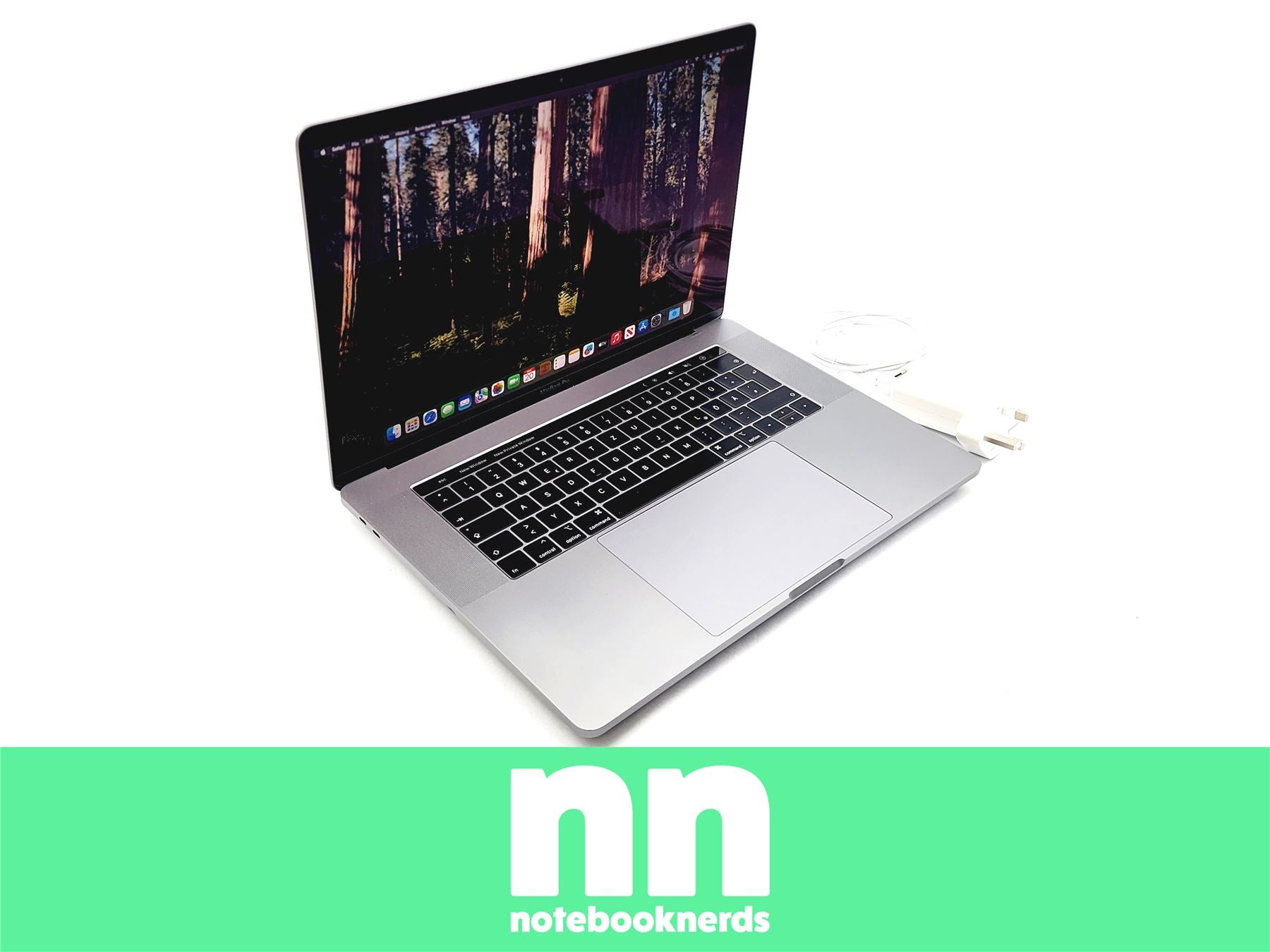 Apple MacBook Pro 15" 2018 A1990 512GB SSD i7 2.6GHz 16GB RAM 560X DE Klasse C