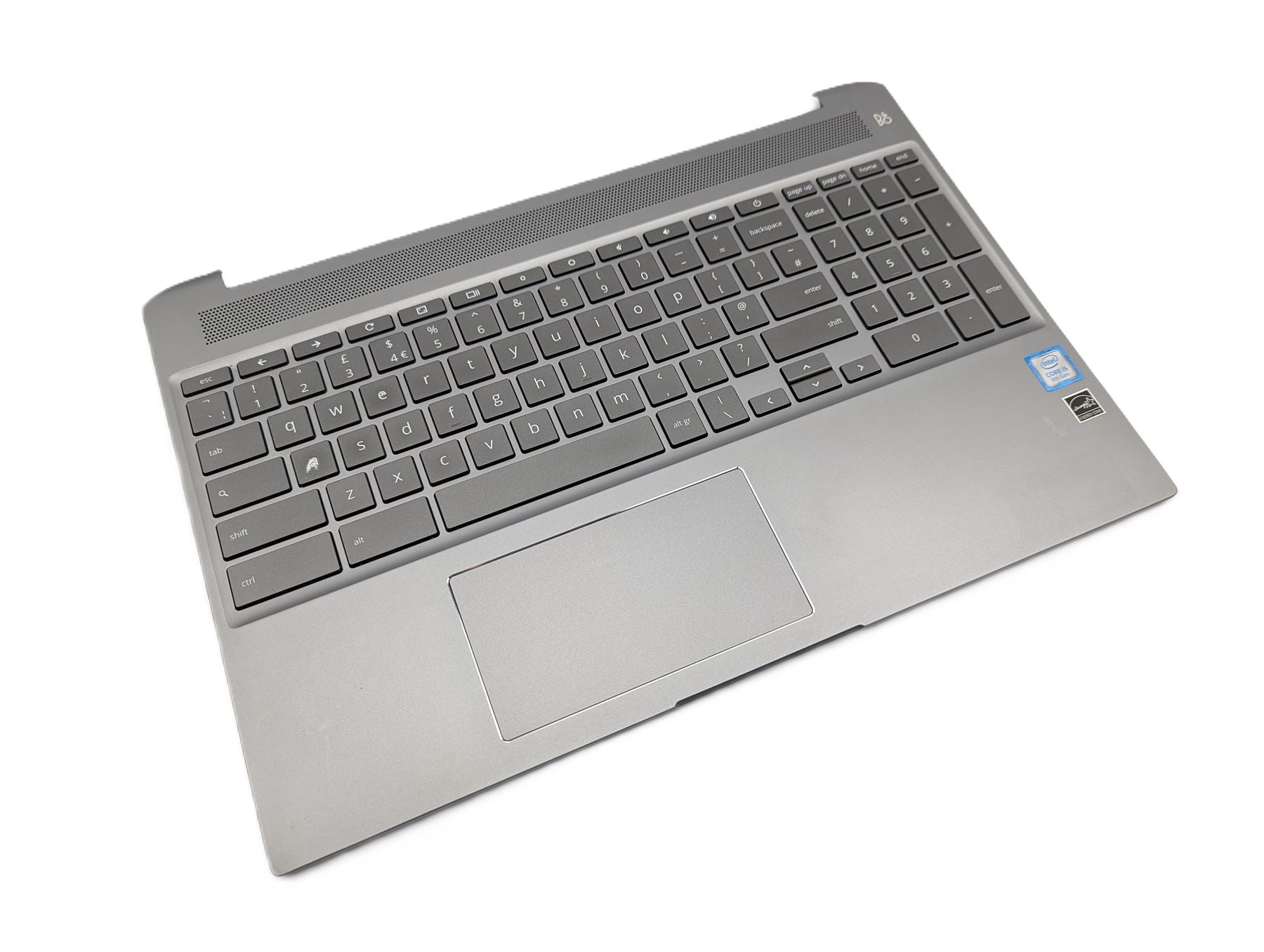 HP Chromebook 15-DE Gehäuse mit Tastatur Upper QWERTY UK Topcase L54816-031