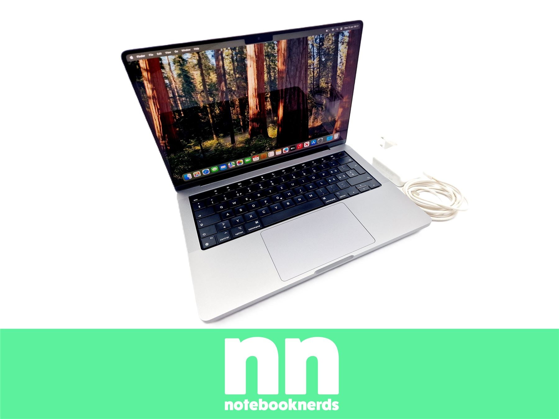 MacBook Pro 14" 2021 M1 Pro 10-C CPU 16-C GPU 16GB 1TB Swiss Grau A2442 Klasse C