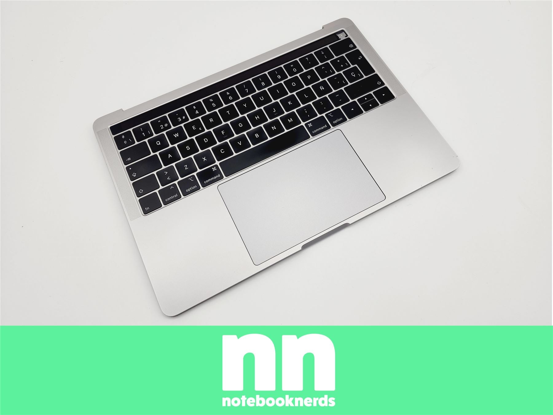MacBook Pro 13" A1989 2018 2019 Topcase Spanische Tastatur QWERTY Trackpad Grau