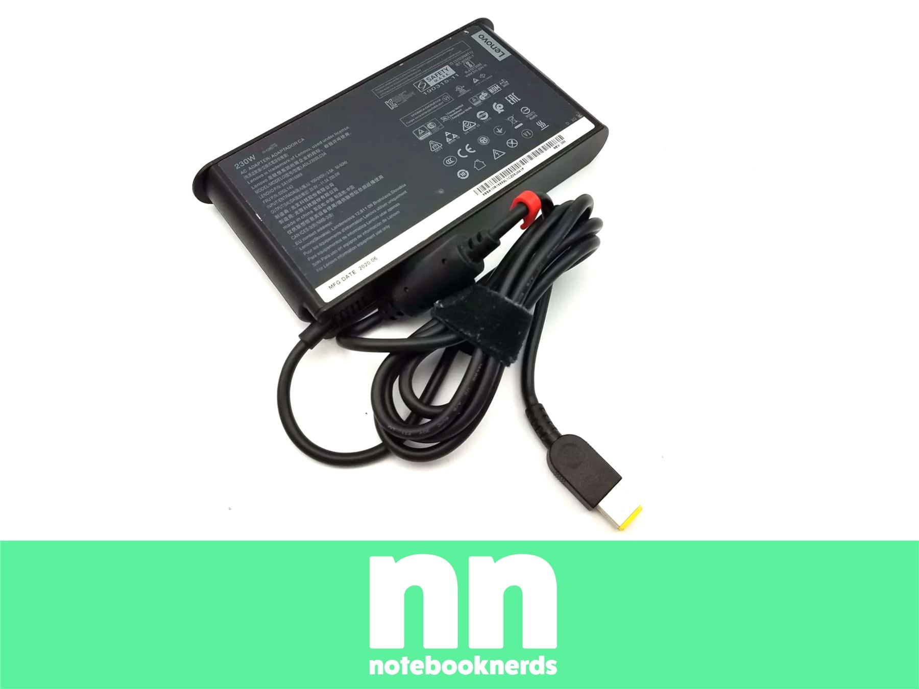 Original Lenovo 230W Netzteil 20V-11,5A Model ADL230SDC3A 02DL144 + EU-Stecker