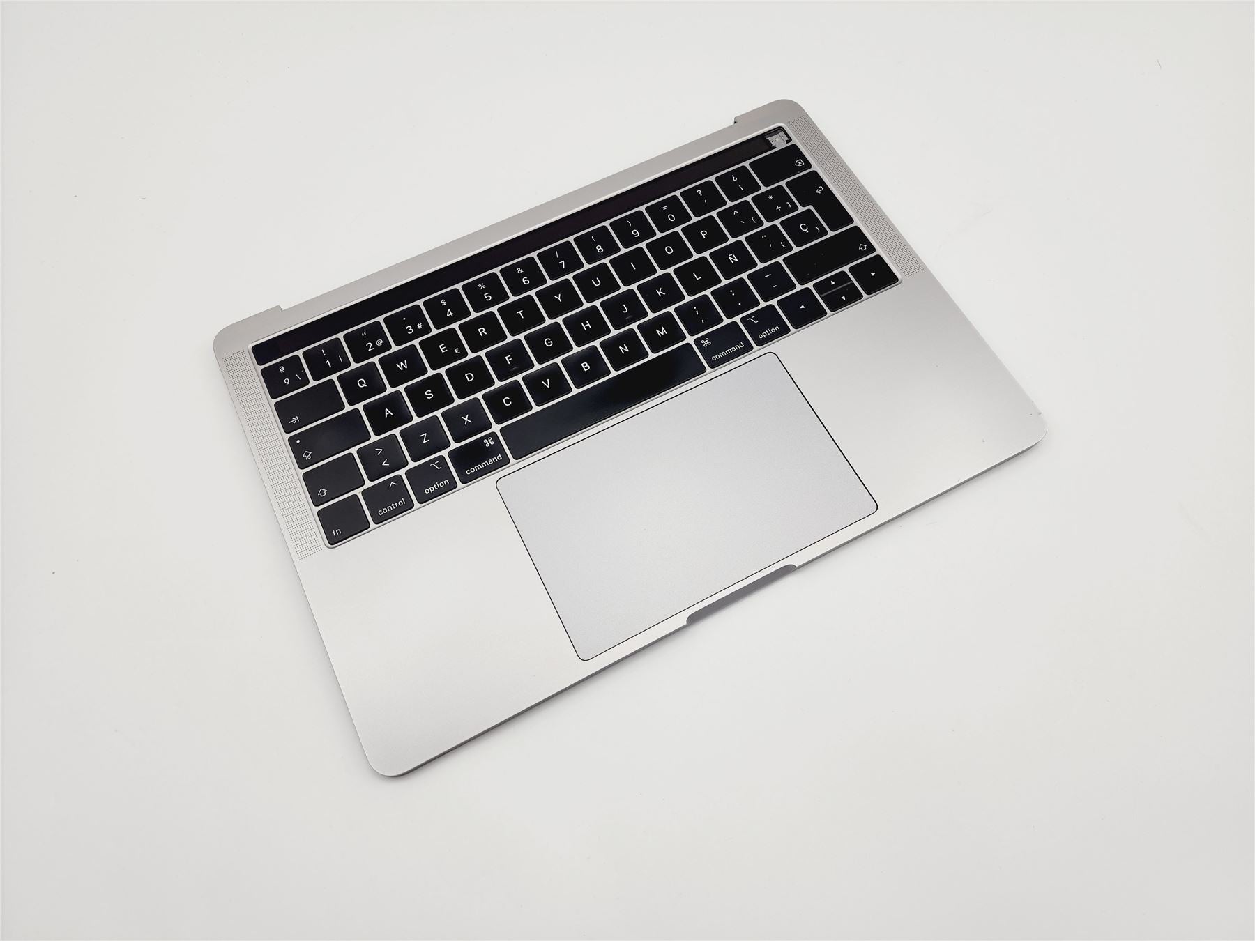 MacBook Pro 13" A1989 2018 2019 Topcase Spanische Tastatur QWERTY Trackpad Grau
