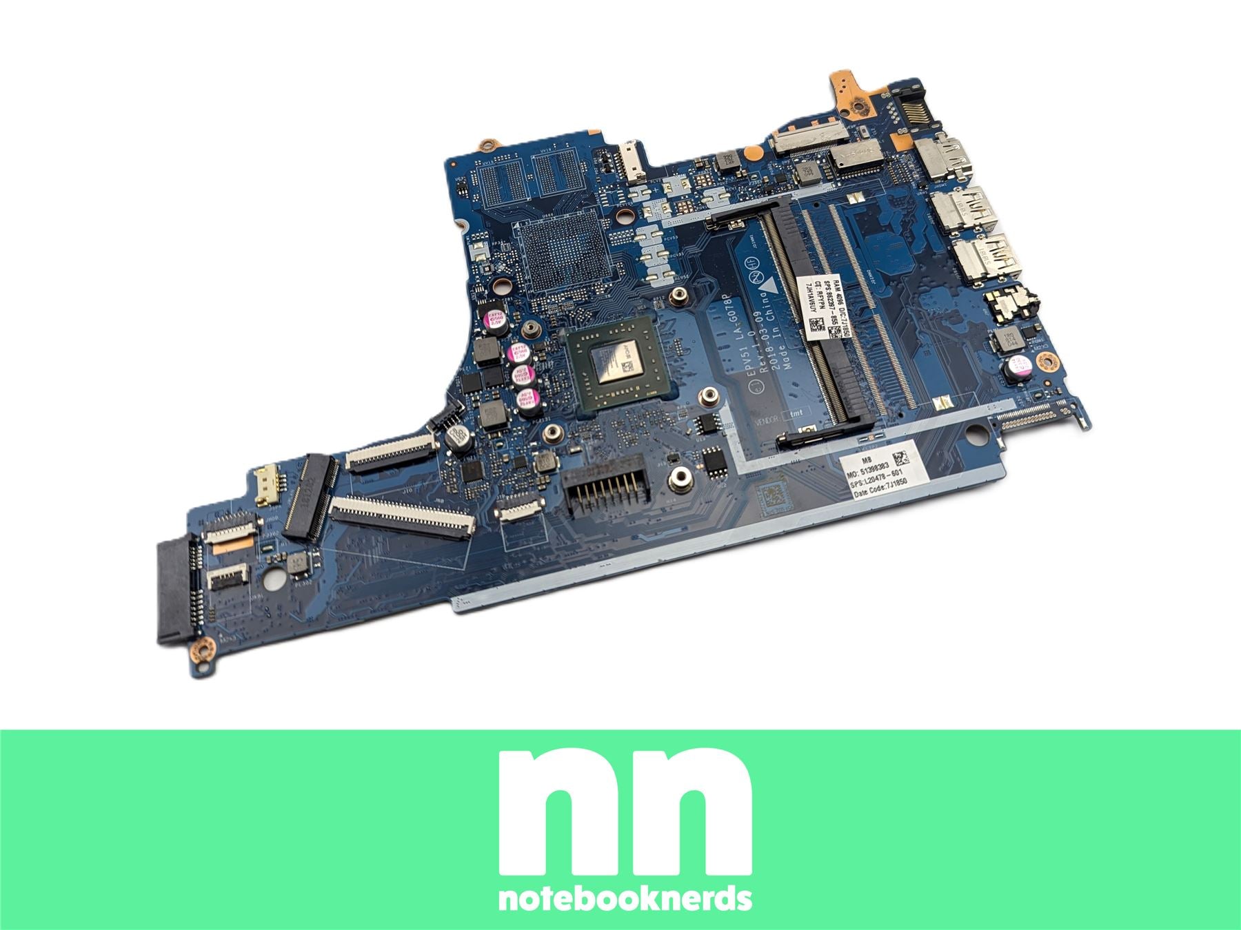 Original HP L20478-601 Hauptplatine Mainboard für HP Pavilion 15-DB AMD A6-9225
