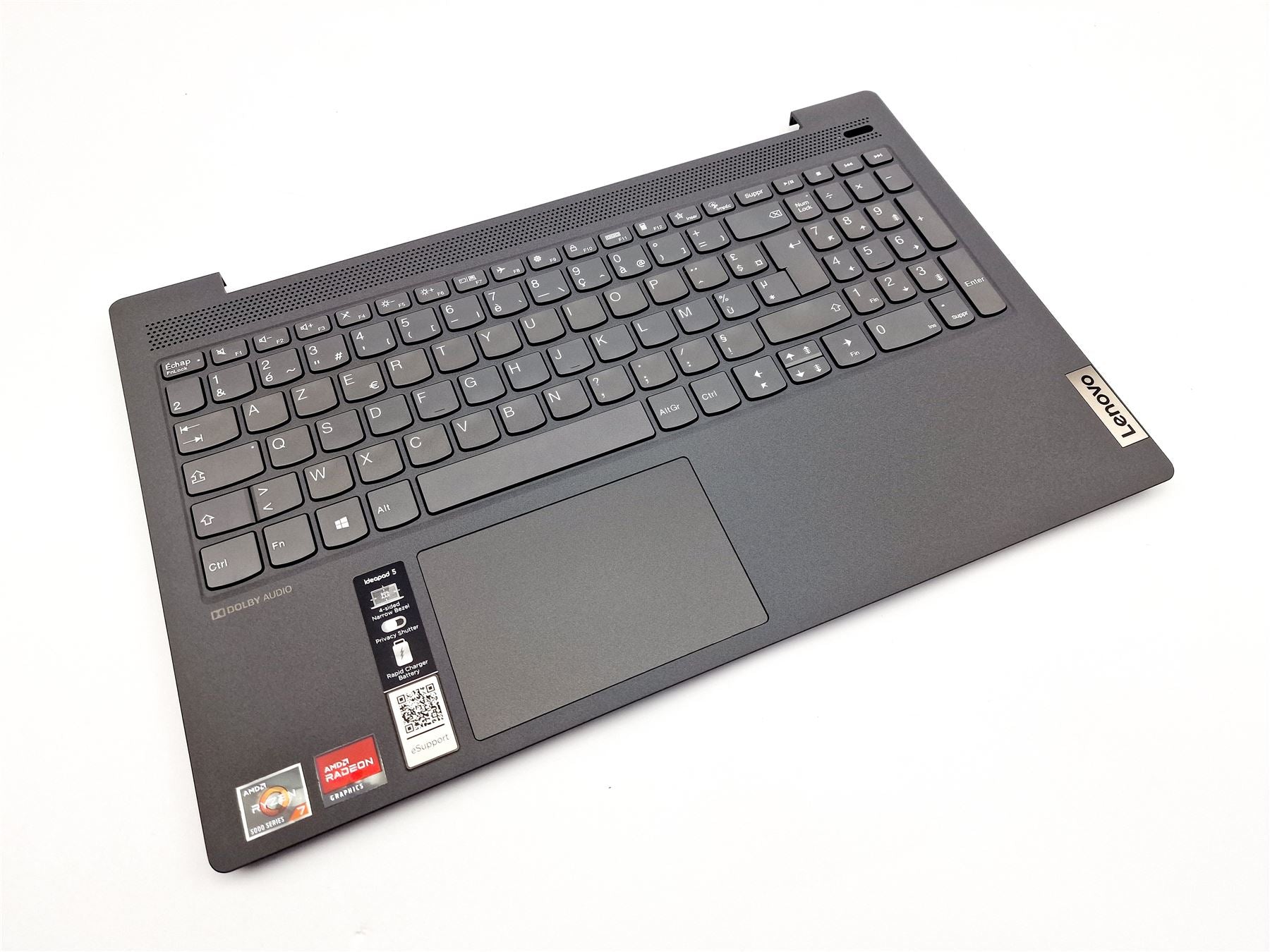 Lenovo IdeaPad 5-15ARE05 81YQ Original Tastatur Topcase FR (AZERTY) Grau